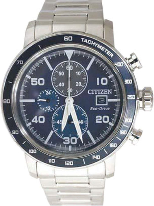 Citizen CA0648-50L Wristwatch, Overseas Model, Eco-Drive, Chronograph, Specific Shop Model