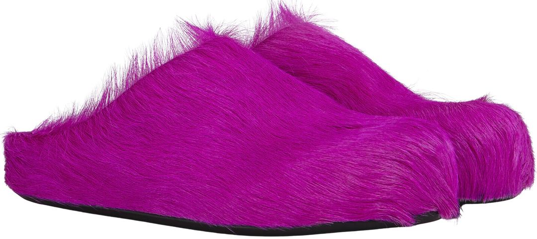 MARNI 'FUSCHIA' SABOT SLIPPERS