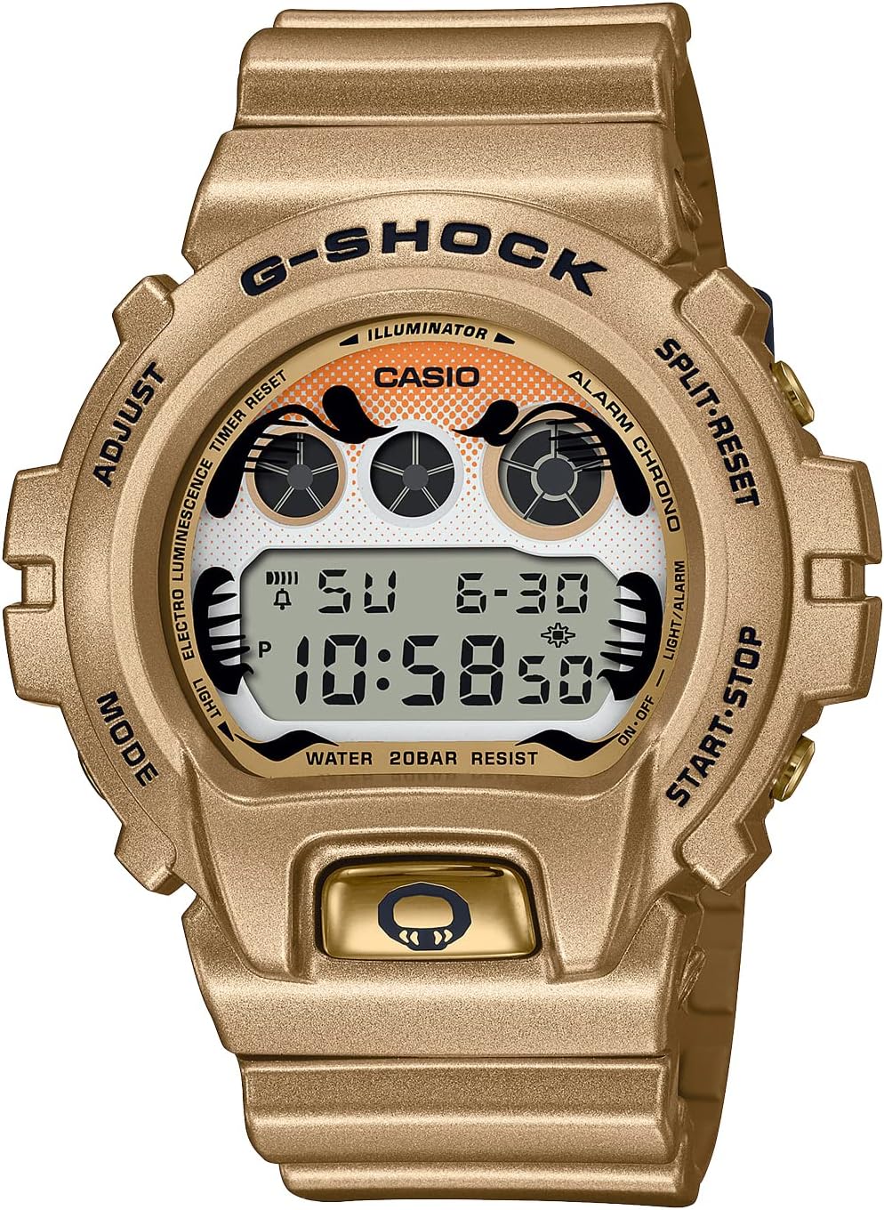 Casio DW-6900GDA-9JR Men's Wristwatch, Gold, Limited Edition / Gold (Tatsuro Design), sports