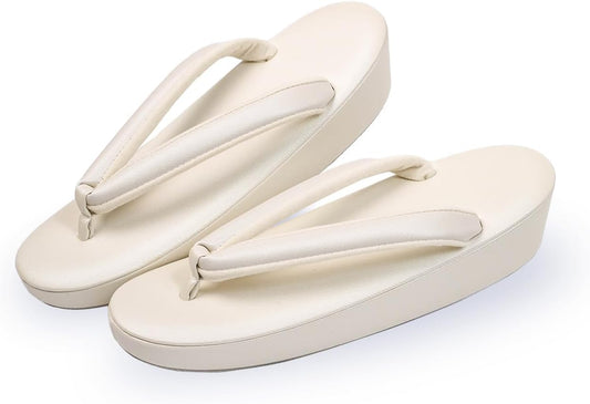 Amemari Women's Formal Zori Sandals, Made in Japan, No Pain, Super All-Purpose Zori Sandals, Thick Front, Cork, Lightweight, Sobi, Plain, Nishijin Textile, Thong, Dresses, Silk Eyes, High Quality,