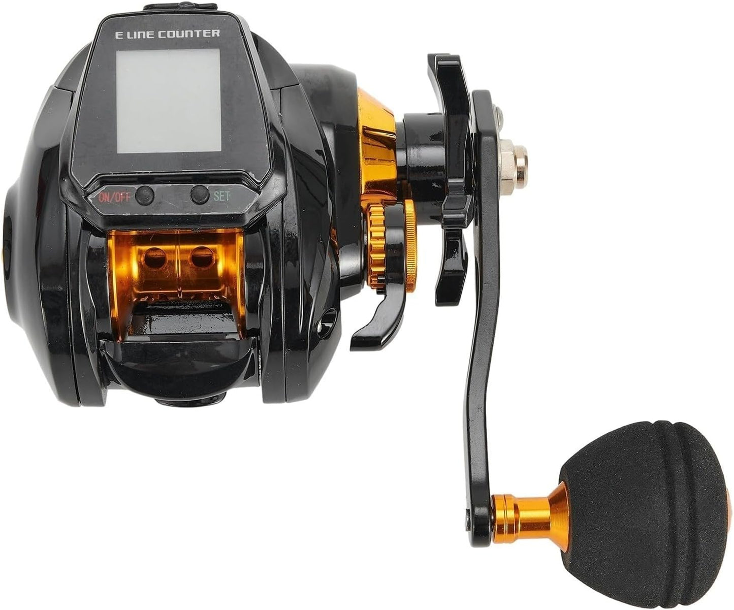 Digital Fishing Baitcasting Reel Precise Line Counter 6.3:1 Large Display Baitcasting Fishing Reel - Right Handed Aluminum Alloy Line Counter Magnetic Brake