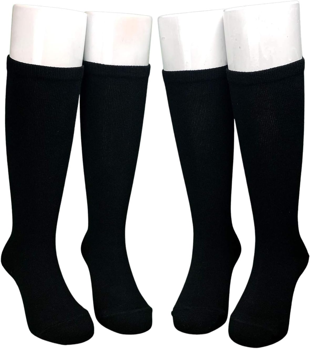 Children's Socks, High Socks, Made in Japan, 2 Pair Set, Plain Weave, For Girls, Boys,