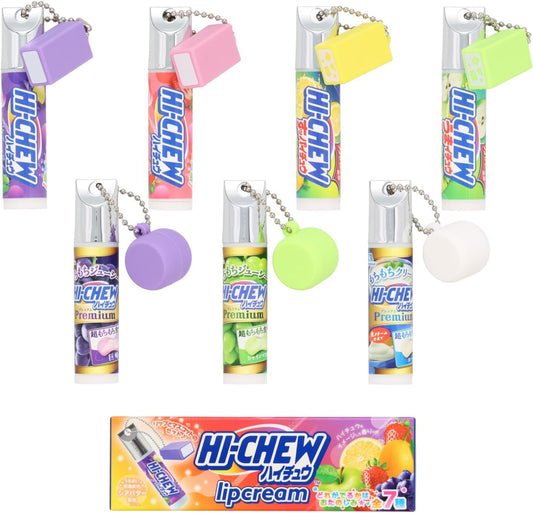 Shobido HW41056 Morinaga Hi Chu Lip Cream with Mascot, Scented, 7 Types, Single Item