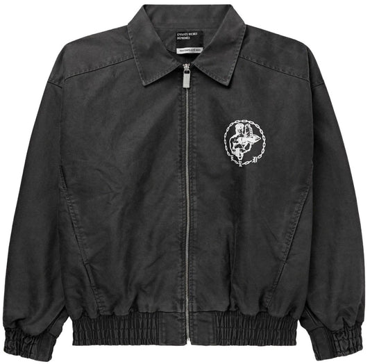 ENFANTS RICHES DEPRIMES ENFANT EN CHAINE PRINTED COTTON TRACK JACKET