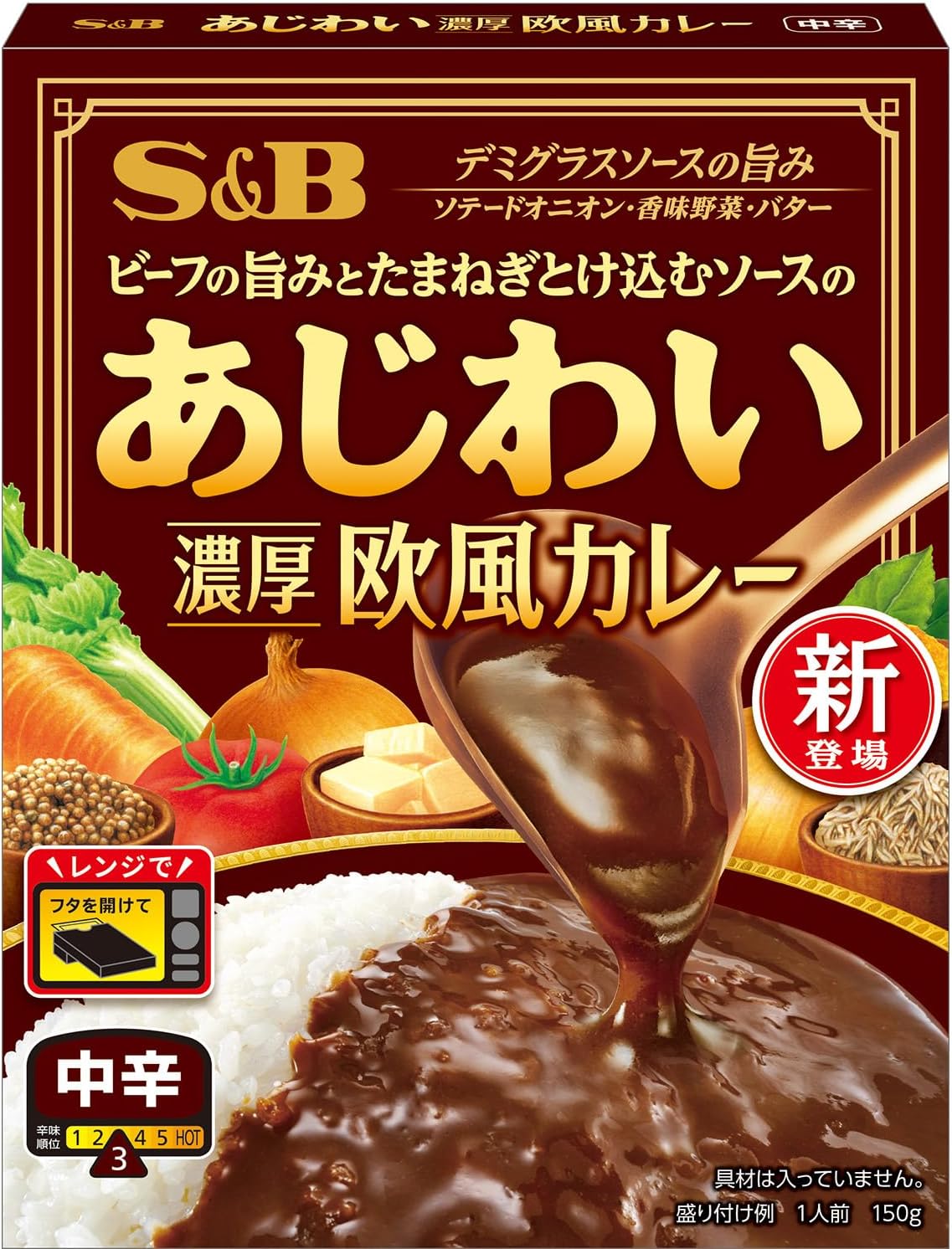 SB Foods Ajiwai Curry Thick European Style 5.3 oz (150 g)