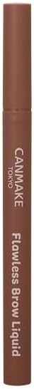 Canmake Flores Brow Liquid 04 Raspberry Brown 0.5ml Liquid Eyebrow Charcoal Powder Matte Pink Brown