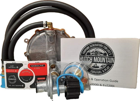 Hutch Mountain Generator Propane Conversion Kit EU3000is- Three Fuel Generator Conversion Kit for Propane, Gasoline and Natural Gas Generators, Portable Backup Generator Conversion Kit for Home Use