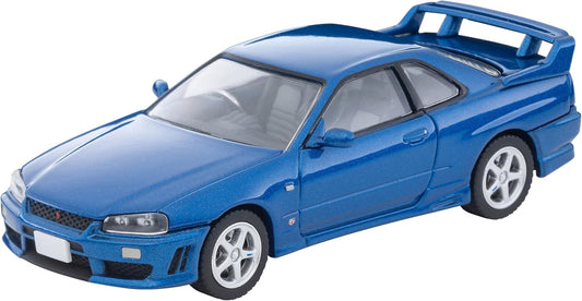 TOMYTEC 335306 Tomica Limited Vintage Neo 1/64 LV-N353b Nissan Skyline 2-Door Sport Coupe 25GT TURBO with Optional Parts Blue 2000 Finished Product