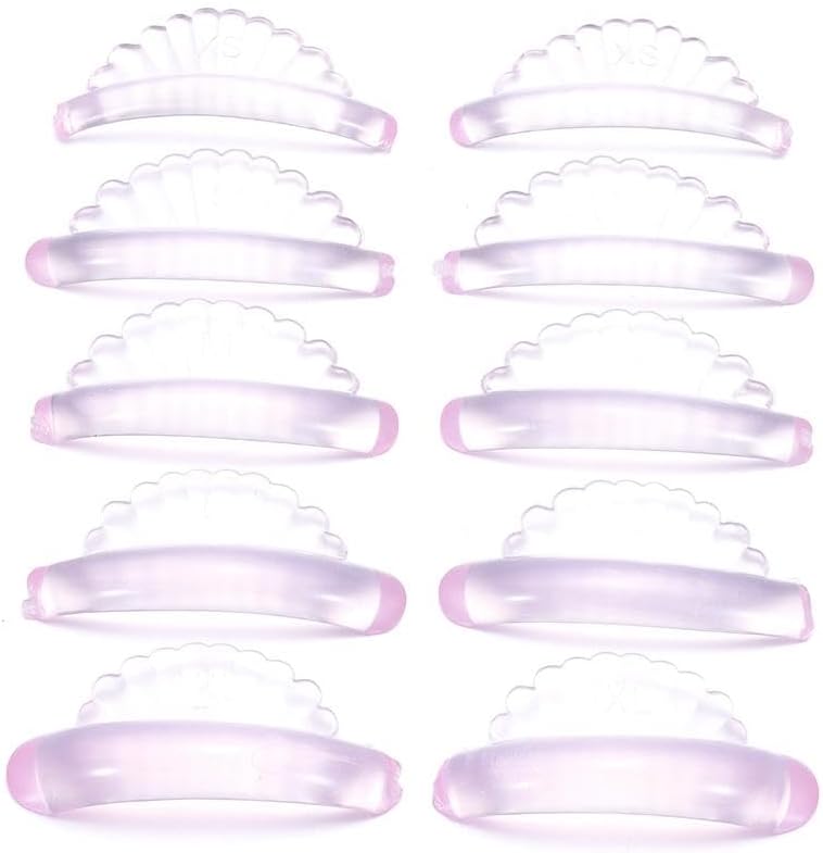 Silicone Eyelash Perm Pad Shell Style Eyelash Lifting Shield Self Adhesive Lash Lift Rod 3D Eyelash Curler Accessories Applicator Tool