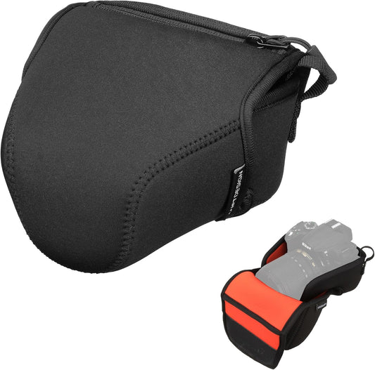 HAKUBA DCS-03M110BK SLR Camera Case, Luft Design, Slim-Fit Camera Jacket, M-110 Black
