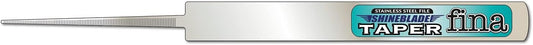 Shimomura Alec AL-K237 Craftsman Hardness Resin Dedicated Stainless Steel File Shine Blade Tip Tapered Type FINA Tool for Plastic Models