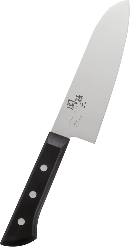 Kai Corporation KAI Sonroku Wakatake AB5420 Santoku Knife, 6.5 Inches (165 mm), Stainless Steel, Made in Japan, Dishwasher Safe