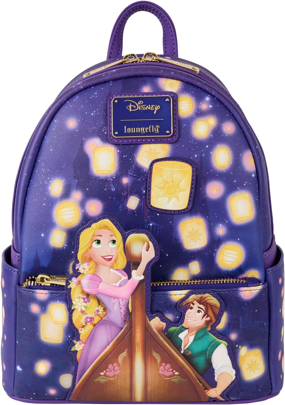Loungefly Disney Rapunzel Mini Backpack Lantern, Multi-Colour