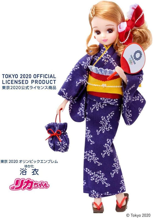 Takara Tomy Rika-chan Yukata Tokyo 2020 Olympic Emblem