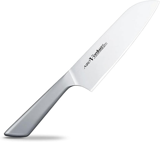Shimomura Industrial Neo Verdun NVD-05 Medium Santoku Knife, 5.7 Inches (145 mm), Molybdenum Vanadium Steel, Dishwasher Safe, Made in Tsubame-Sanjo, Niigata, Japan