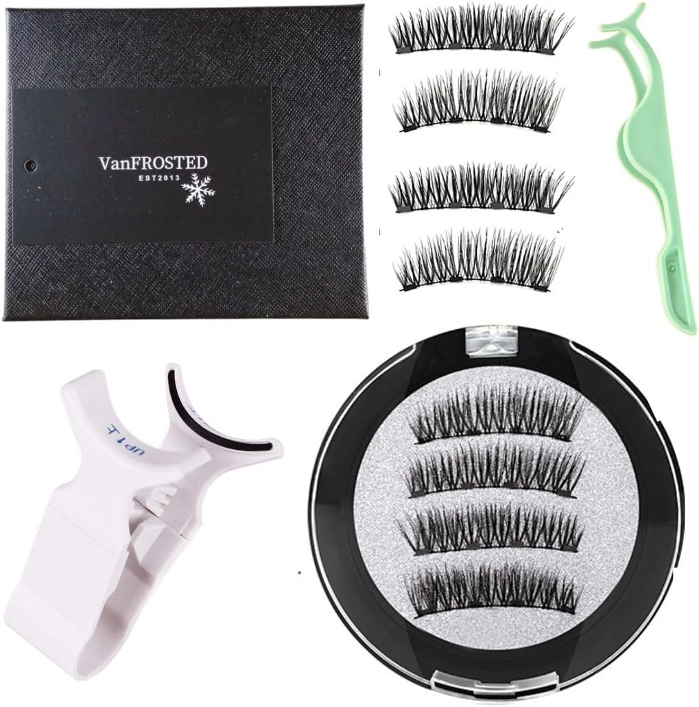 磁気まつ毛 のり不要 マグネット 吸着 つけまつげ 磁気 つけまつ毛 磁石 3D ミンク ボリューム大 ふさふさ くり返し使える セット 専用 アプリケーター ピンセット キット (L07マスカットムース)