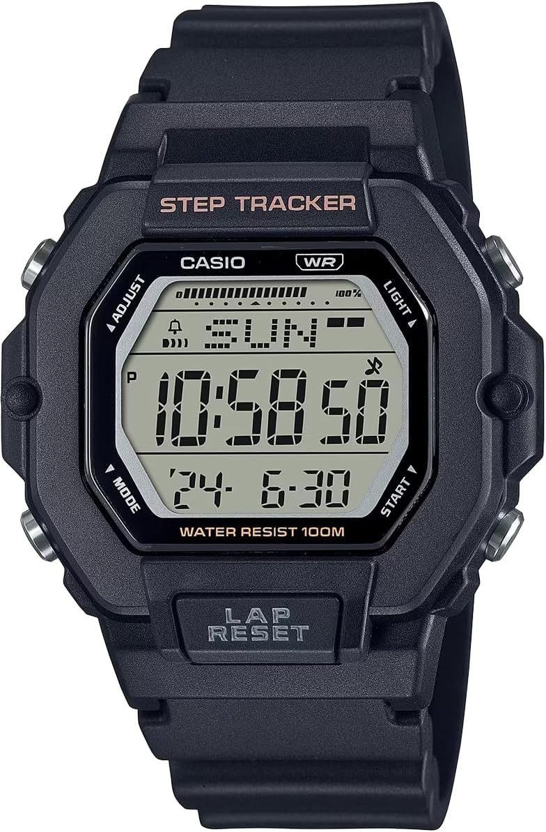 Casio LWS-2200H Series Women's Digital Wristwatch, Overseas Model, Black LWS-2200H-1AV, Sporty