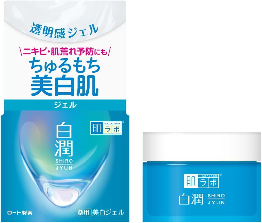 [Quasi-drug] Rohto Pharmaceutical Hadalabo Shirojun Medicated Whitening Gel, 3.5 oz (100 g)