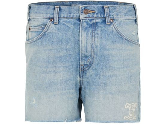 CELINE Skate shorts in sweet honey wash - Image 1