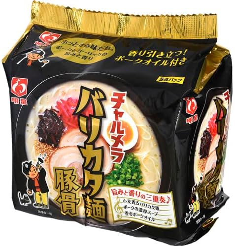 Myojo Chalmela Bari Noodle Pork Bone 5 Pack