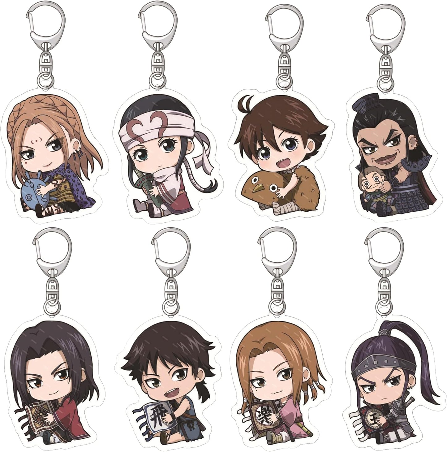 [Loraretta] キングダム グッズ キーホルダー コスプレ小物 装飾小道具 信 王騎 楊端和 嬴政 かわいい 周辺 アニメグッズ 飾り 萌えグッズ 萌えキーホルダー 誕生日 贈り物 バッグ プレゼント 装飾品 可愛い おしゃれ[非公式] [並行輸入品]