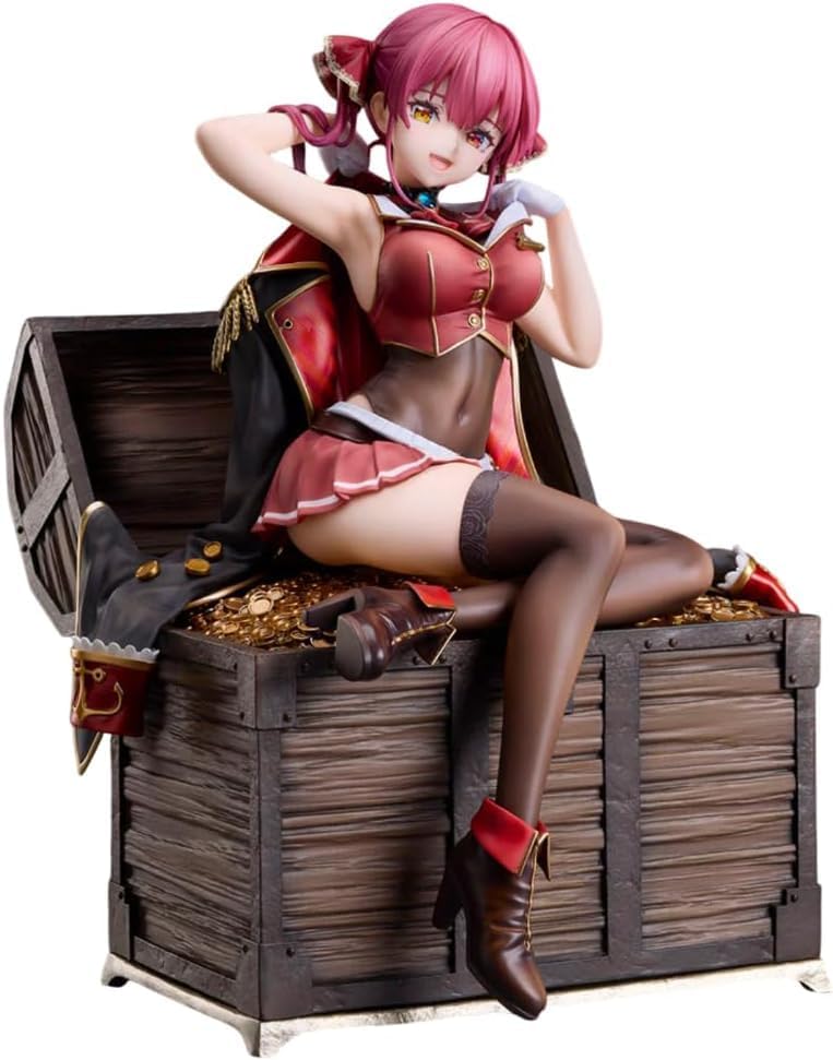 Design Coco Holo Live Treasure Bell Marine 1/7 Scale, Total Height: Approx. 7.9 inches (201 mm), ABS & PVC, Painted Finished Figure