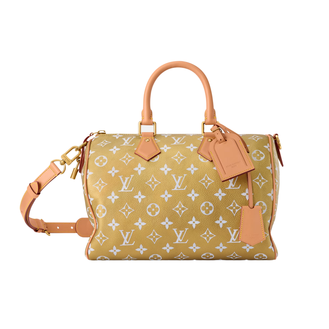 LOUIS VUITTON 'GOLD KINTSUGI' SPEEDY P9 BANDOULIERE 30