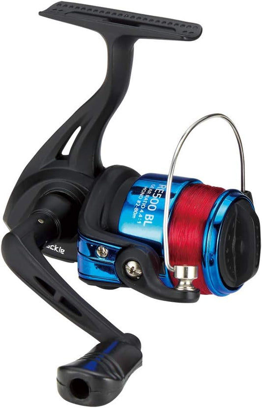 Alpha Tackle RE500 BID Wakasagi Spinning Reel, Blue