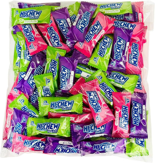 Morinaga Seika Haichu Assortment, 12.6 oz (344 g), Large Capacity, 3 Classic Types (Green Apple, Strawberry, Grape), Commercial Use, Haichu Japan Mate