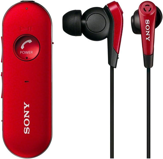 Sony MDR-EX31BN B Wireless Noise-canceling Headphones, In-Ear Type, Bluetooth-compatible red