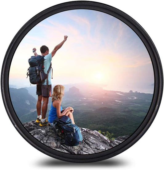 Junder 58mm Lens Filter, MC UV Lens Protection Filter, Multi-layer Processing, Thin Frame, Water Repellent, Stain Resistant, UV Absorption, Compatible with All Manufacturers (2.3 inches (58 mm)