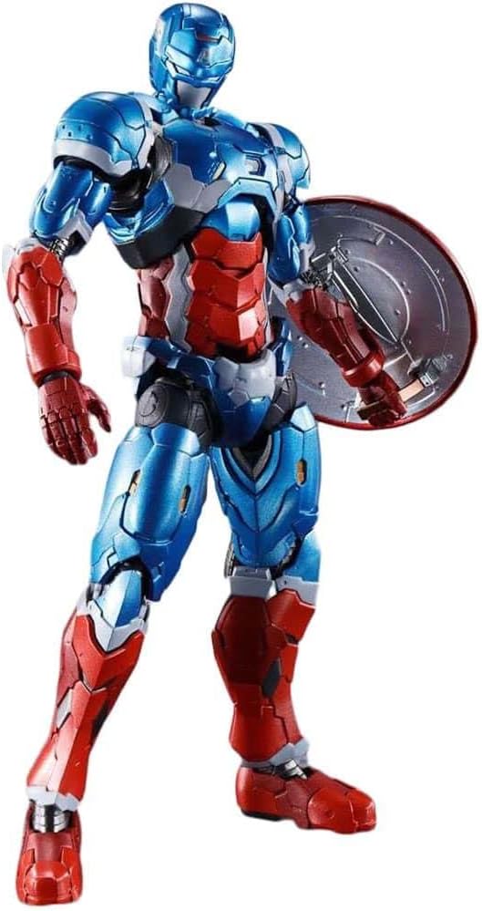 S.H. Figuarts Captain America (Tech On The Avengers), Approx. 6.1 inches (155 mm), PVC, ABS, & Die Cast Pre-Painted Action Figure