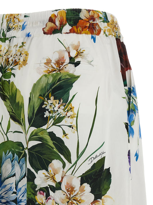 Dolce  Gabbana ドルチェ＆ガッバーナ花の花束プリントパンツ - Image 1