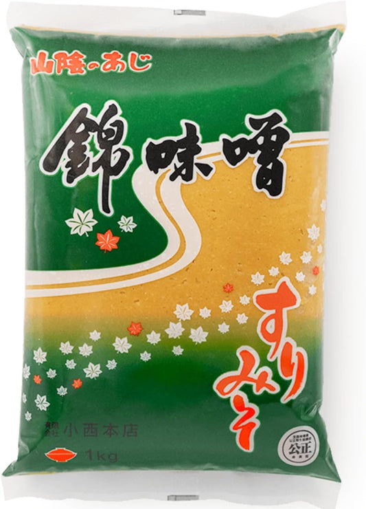 Nishiki Miso Masho, Large Capacity, 2.2 lbs (1 kg), Koji Miso, Domestic Soybeans, 100% Japanese Malt Rice, Koji Miso, Shimane Prefecture, Miso Soup, Miso Soup