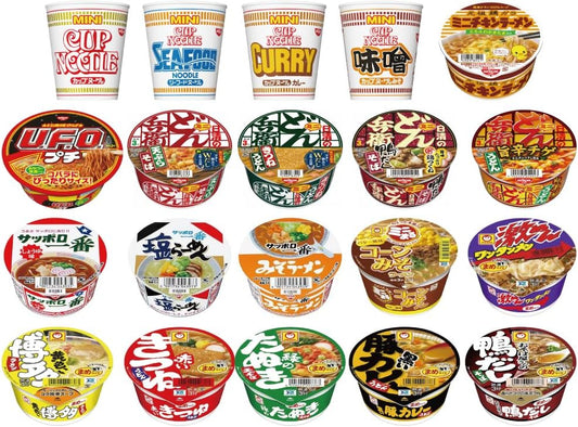Cup Ramen Mini 20 Types Set Nissin Maruchan Sapporo Ichiban Assorted Set [Trademark Registration No. 6600754]