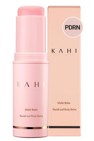 KAHI - Wrinkle Bounce Multi Balm, bálsamo hidratante todo en uno, crema para ojos, crema para el cuello, base de maquillaje y bálsamo hidratante facial en barra, edición Max Usage, 9 ml