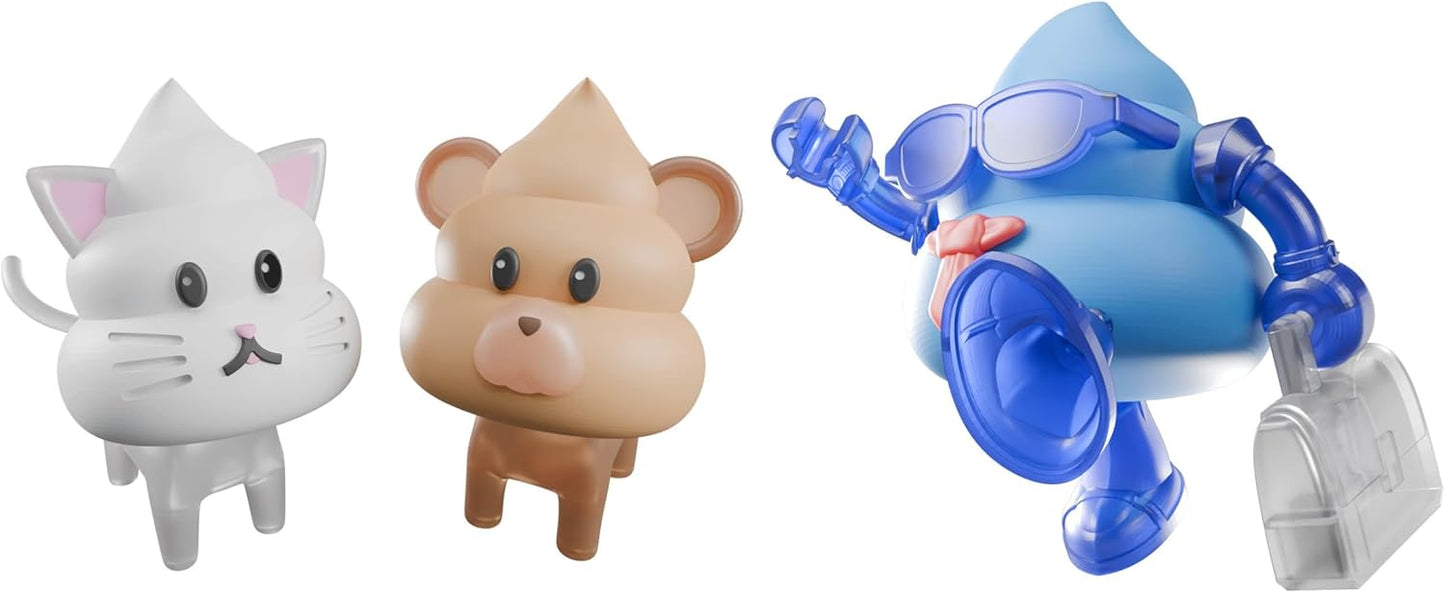 【Set Purchase】Bandai Spirits Clay Model Kit Unco's Days Animal Poop Set 1 Cat & Bear + Salaryman Poop'