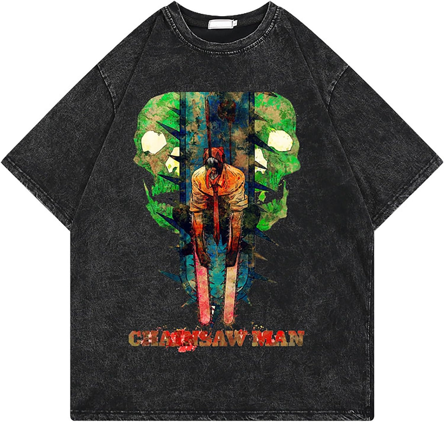Chainsoman T-Shirt, Short Sleeve, Loose, Breathable, Unisex, Anime Goods
