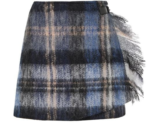 LOEWE Mohair and wool blend mini skirt - Image 1
