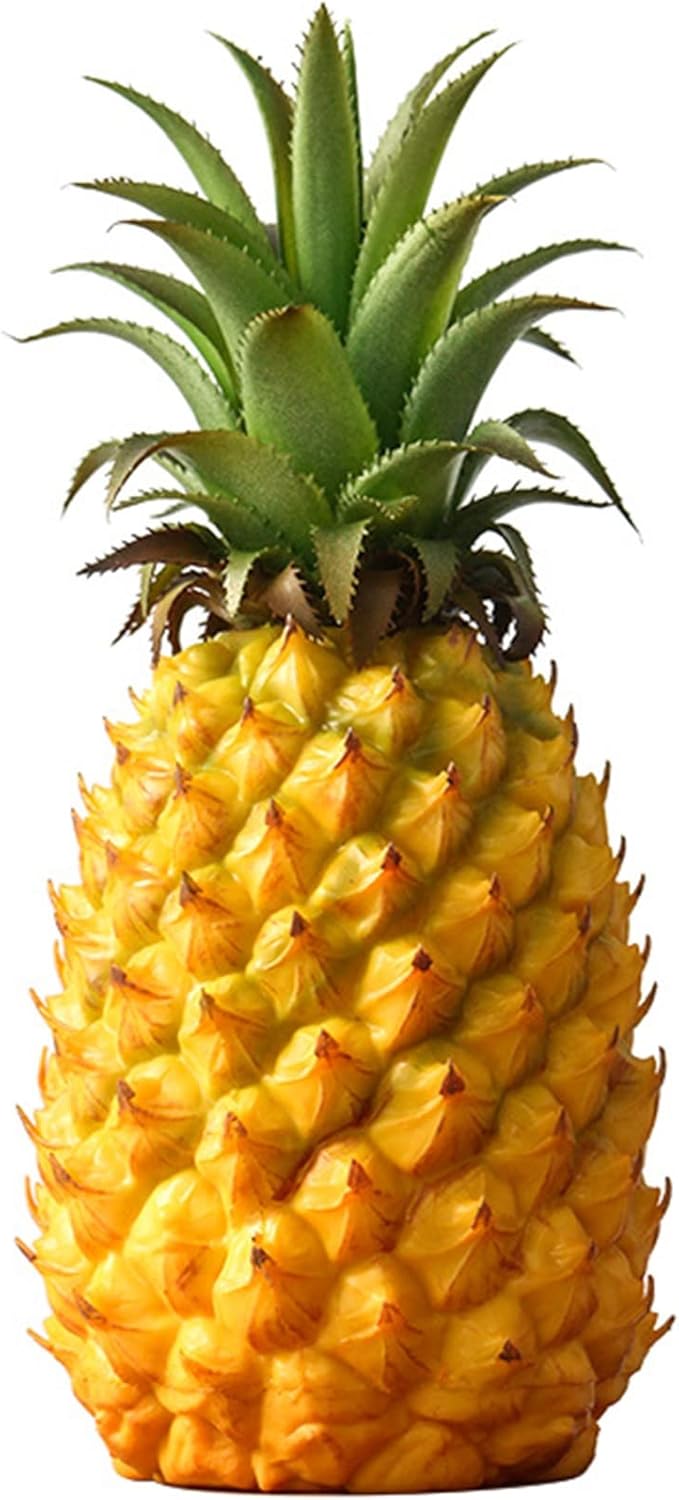 NOELAMOUR Pineapple Food Sample Model, Realistic Food Model, Display, Prop, Pine, Figurine, Height 8.3 inches (21 cm)