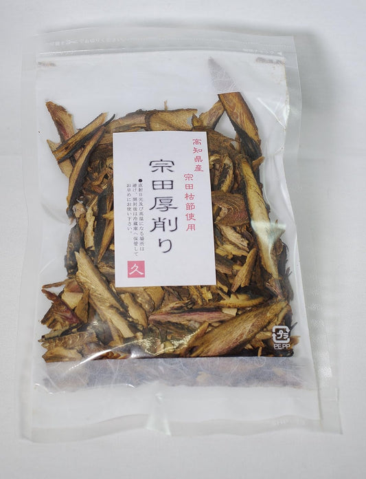 Thick shaved 7.1 oz (200 g) from Tosa Kochi Prefecture. Professional flavor. You can also make economical sauce with soy sauce