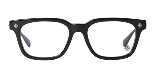 CHROME HEARTS 'COX UCKER' BLACK/GOLD GLASSES