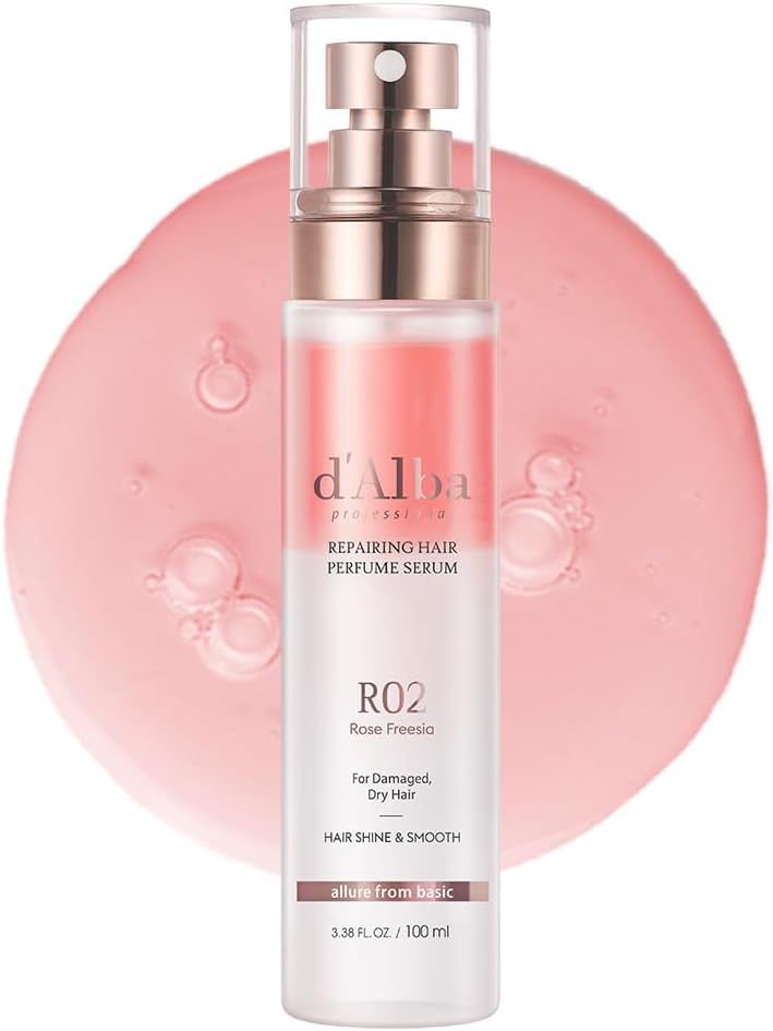 d'Alba Professional Repairing Hair Perfume Serum 100ml Hair Oil, Hair Mist, Water Treatment, Damage Care, Glossy, Vegan