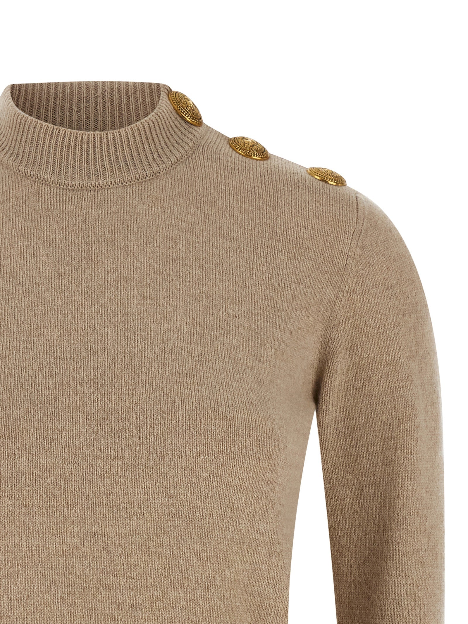 Balmain Eco Cashmereボタンセーター - Image 1