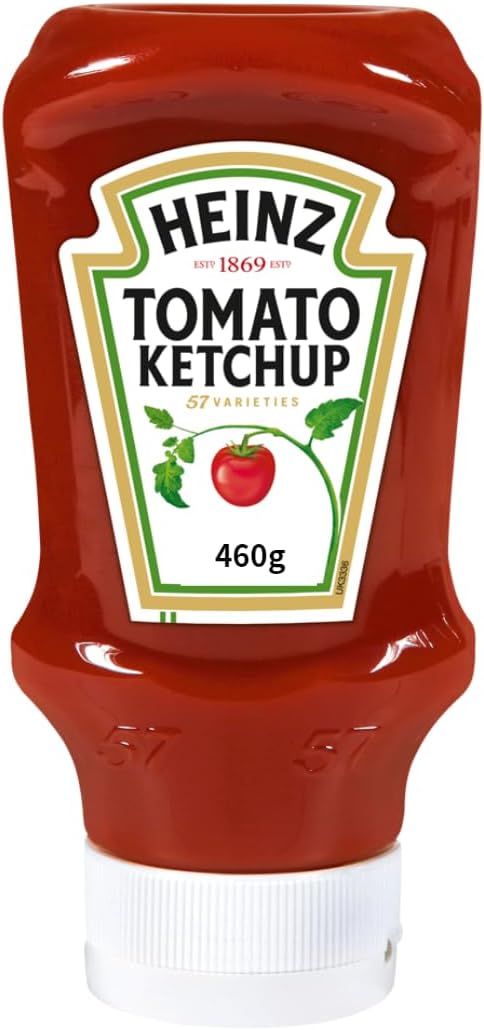 Heinz Tomato Ketchup Upside-Down Bottle 460g x 1 bottle