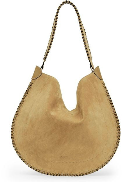 ISABEL MARANT Oskan Hobo Soft shoulder bag with braided edges - Image 1