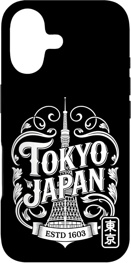 東京タワージャパン ヴィンテージ 旅行 アニメ 漢字 お土産 スマホケース iPhone 17 用