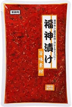 Fukujin Pickle, Flavor Ingredients, 2.2 lbs (1 kg) x 1 Bag, Commercial Use, Large Capacity