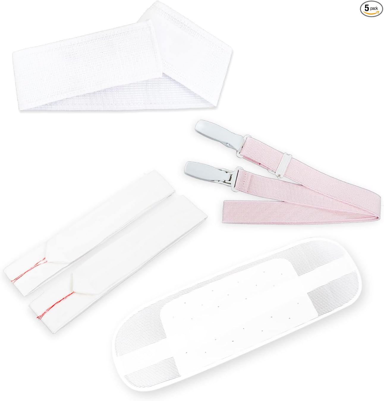 Amemari Yukata Dressing Set, 5 Pieces, Women's Yukata Accessories, Genuine Colin Belt, Kimono Belt, Prevents Cloth, Date Tightening, Easy Dressing Accessory Set, Year-Round Usable, For Yukata, High