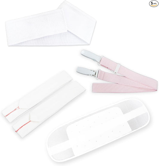 Amemari Yukata Dressing Set, 5 Pieces, Women's Yukata Accessories, Genuine Colin Belt, Kimono Belt, Prevents Cloth, Date Tightening, Easy Dressing Accessory Set, Year-Round Usable, For Yukata, High
